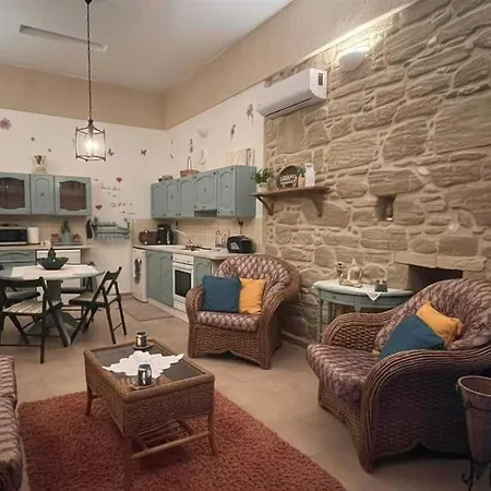 בית נופש Traditional Malonas Stone 2 Bd House In Rhodes Malona Village