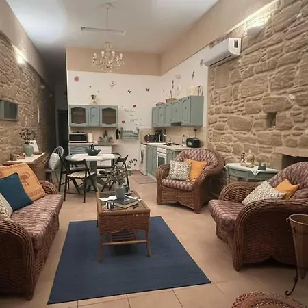 בית נופש Traditional Malonas Stone 2 Bd House In Rhodes Malona Village